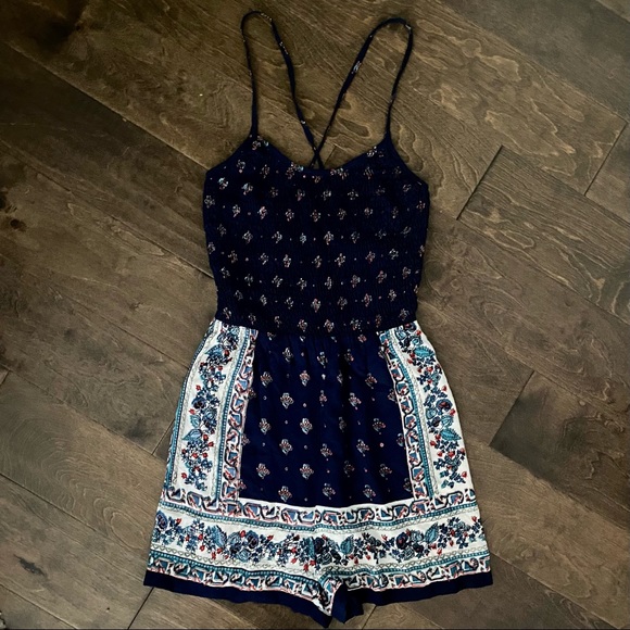 Angie Smock Bust Romper - Picture 1 of 3